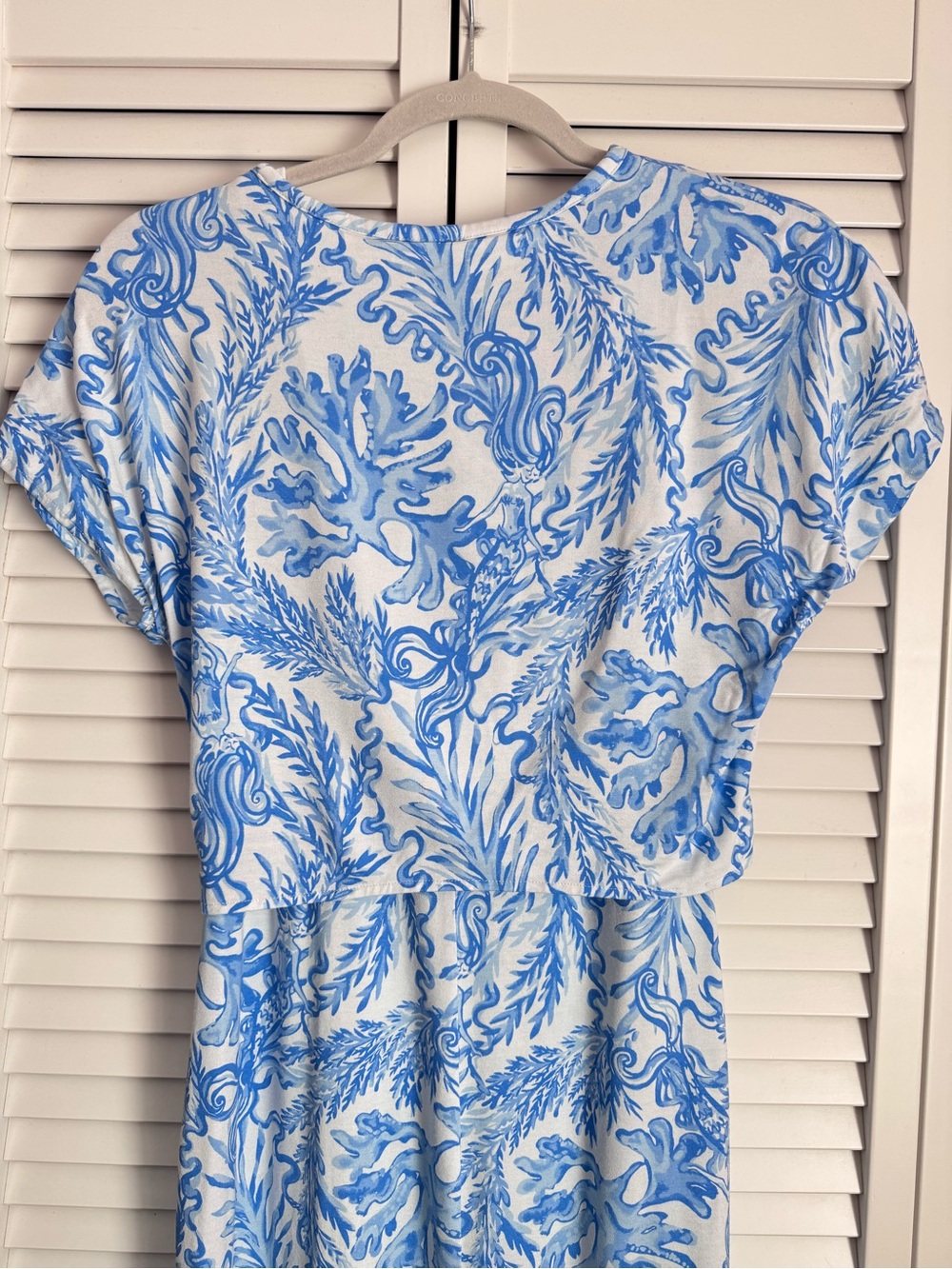 Lilly Pulitzer Inca Dress Resort White Aqua Lounge Cruise Beach Size XS - Picture 9 of 10
